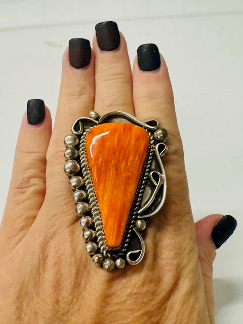 Orange Spiney Oyster Ringy by Ray Nez
