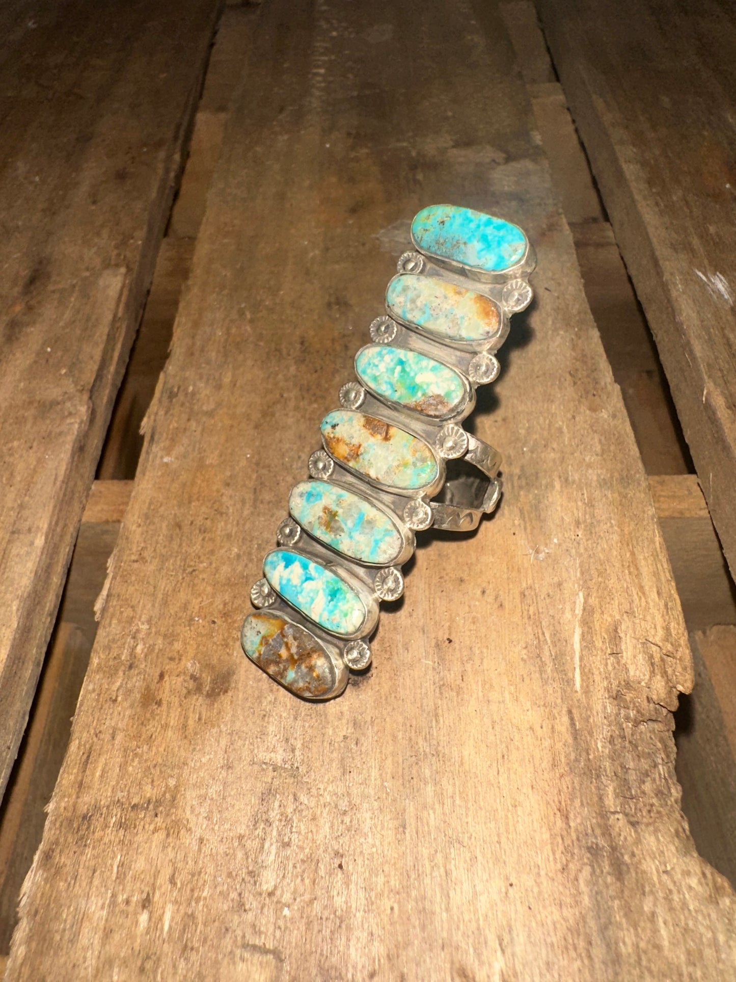 Navajo Torpedo Turquoise Ring