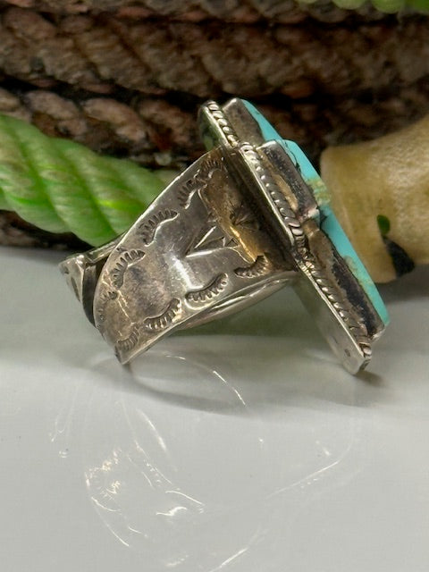 Navajo Turquoise Heart Ring