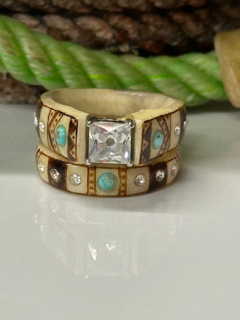 "Antlered Doe" Kingman Ring
