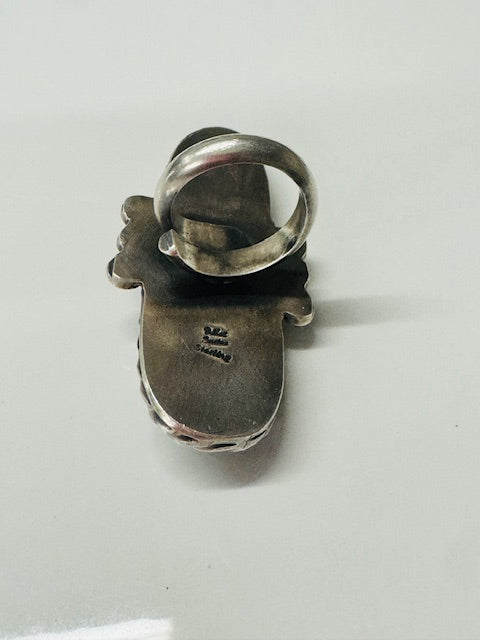 Navajo Kingman Totem Ring