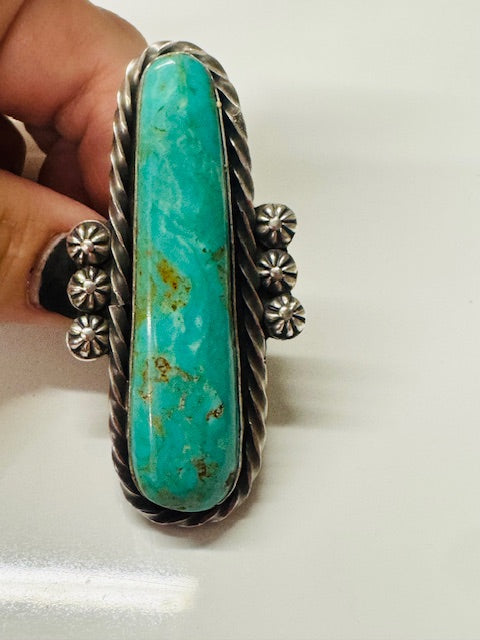 Navajo Kingman Totem Ring